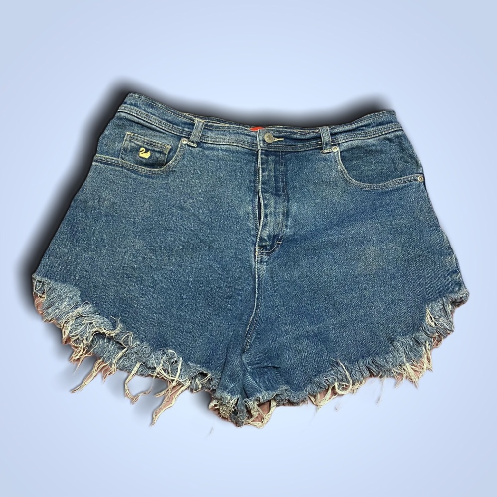 😍BOGO High Rise Denim Cut Offs